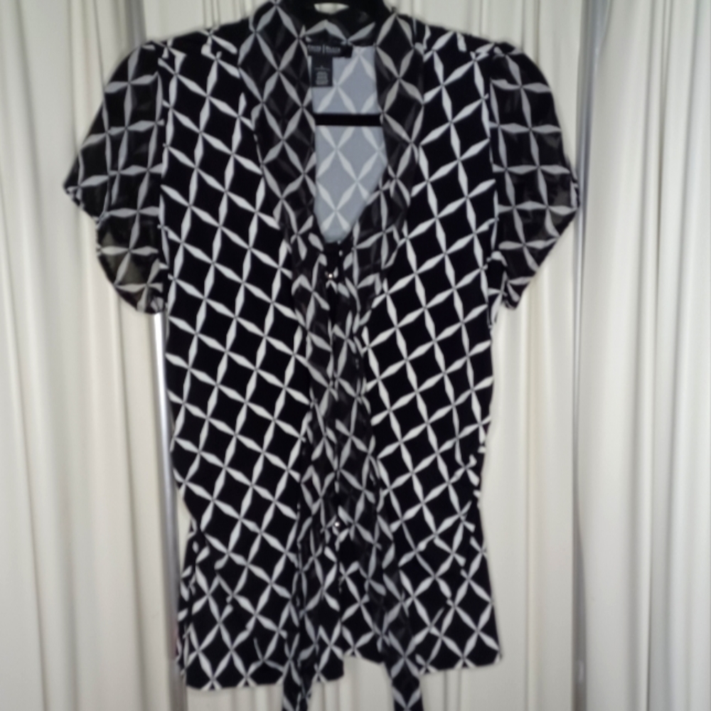 White House Black Market Size Large Blouse